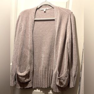 7 For All Mankind, Soft Teddy Taupe Cardigan